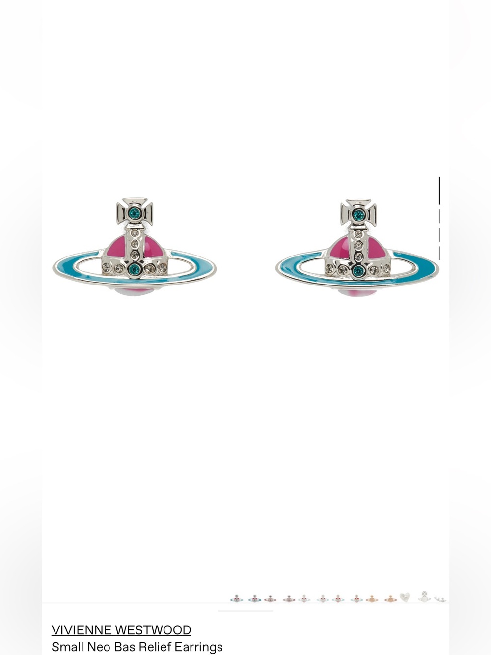 Vivienne Westwood small neo bas earrings 🪐